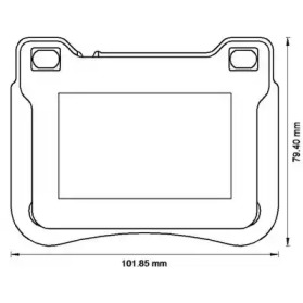 JURID DB гальмівні колодки передн.W203 (sport),CLK C209,SLK R171 00-