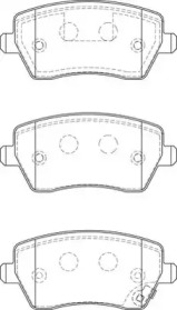 JURID гальмівні колодки передн. NISSAN Micra, Note 03- RENAULT Clio, Kangoo 1.5DCI
