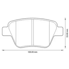 JURID VW гальмівні колодки задн.Audi A1,3,Seat,Skoda Octavia,SuperB,Yeti,Caddy III,Golf VI,Touran 06-