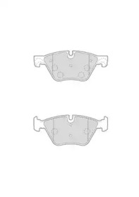 JURID BMW гальмівні колодки передн.5 F10 518d-528i 11-