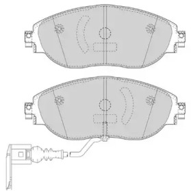 JURID VW гальмівні колодки передн.Audi A3,Seat,Skoda Octavia,Golf VII,Sharan 10-