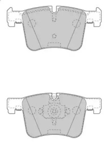 Гальмівні колодки передні BMW 1,2,3,4,X3,X4