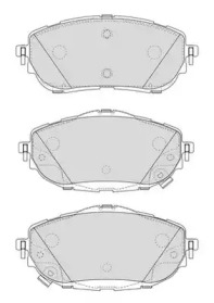 JURID TOYOTA гальмів.колодки передн.Auris 12-