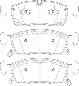 Гальмівні колодки передні Mercedes M-Class,GLE(W166),GLS,GL(X166)/Jeep Grand Cherokee IV