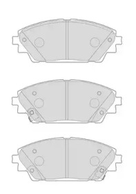 JURID MAZDA гальмів.колодки передн.Mazda 3 13-