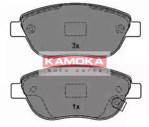 Гальмівні колодки, дискове гальмо (набір)