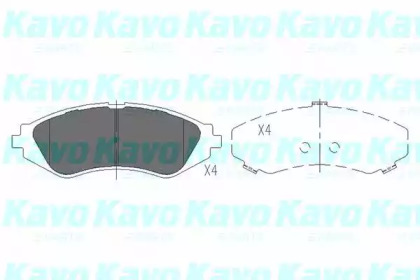 KAVO PARTS CHEVROLET Тормозные колодки передн.Lacetti, Epica 2.0