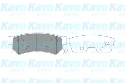 KAVO PARTS CHEVROLET Тормозные колодки задн.Lacetti,Daewoo Nubira