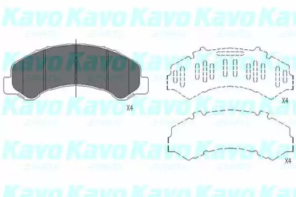 KAVO PARTS FORD Тормозные колодки пер ISUZU, Богдан А092 95-