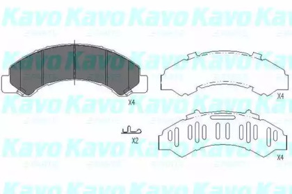 KAVO PARTS TOYOTA к-т гальмівних колодок DYNA 06-