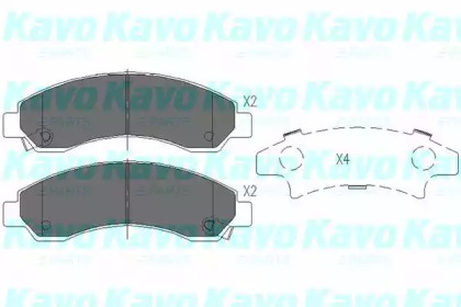 Гальмівні колодки, дискове гальмо (набір)