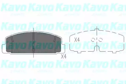 KAVO PARTS MAZDA гальмівні колодки задн 323,626, RX-7