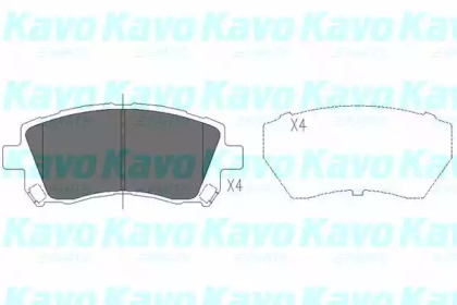 KAVO PARTS SUBARU гальмівні колодки передн.Forester, Impreza, Legacy 98-