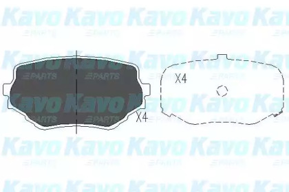 KAVO PARTS SUZUKI Тормозные колодки перед. Vitara,Grand Vitara