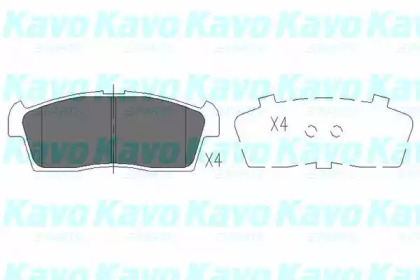 KAVO PARTS SUZUKI Гальмівні колодки ALTO VI (FF) 1.1 04-08, MITSUBISHI i MiEV 09-20