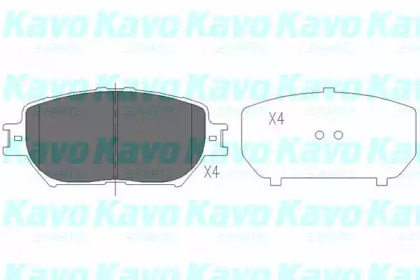 KAVO PARTS TOYOTA Тормозные колодки передн. Camry 01-