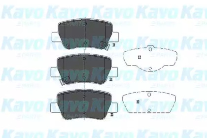 KAVO PARTS TOYOTA гальмівні колодки задн. Avensis 09-