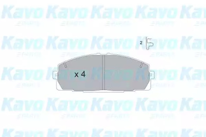 KAVO PARTS TOYOTA Тормозные колодки передн.Dyna 2.5/3.0D 01-