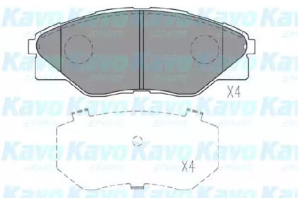 KAVO PARTS TOYOTA Гальмівні колодки передн.Hilux III 05-