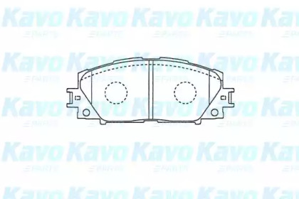 KAVO PARTS TOYOTA Колодки тормозные передн.Yaris 05-,Prius 09-