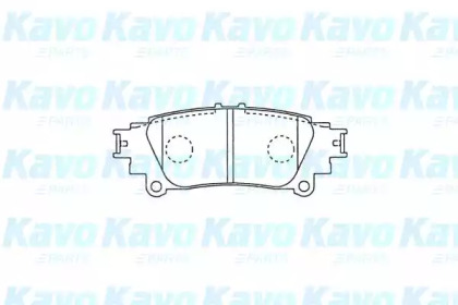 KAVO PARTS LEXUS колодки гальмівні задн. IS 13-,RX 09-