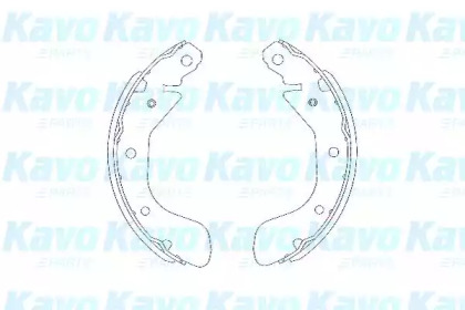 KAVO PARTS DAEWOO Тормозные колодки задн.Chevrolet Aveo