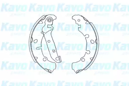 KAVO PARTS FORD Щеки тормозные Fiesta 95-,Fusion 02-