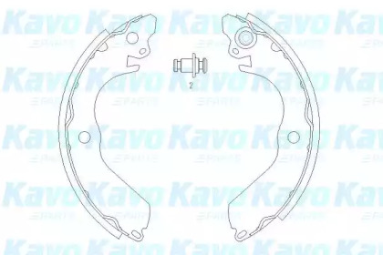 KAVO PARTS MITSUBISHI Щеки торм. COLT V 1300 00-03, LANCER VI (CJ_, CP_) 1.5 12V 96-03