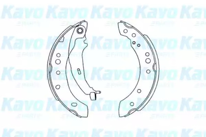 KAVO PARTS Щеки торм. MITSUBISHI Colt 04-