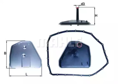 MAHLE VW фільтр АКПП Phaeton, AUDI