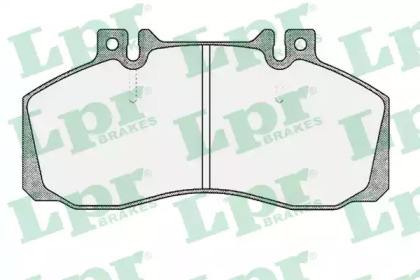 Колодка гальм. диск. MB 507/609/709/814 передн./задн. (вир-во LPR)