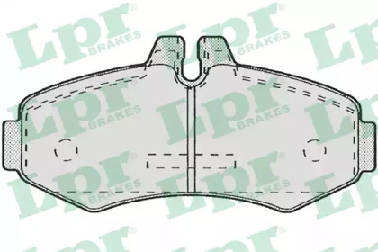 Колодка гальм. диск. MB VITO (638) передн. (вир-во LPR)