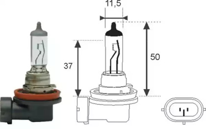 MAGNETI MARELLI H8 12V 35W автолампа