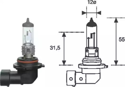 HB4 12 Лампа розжарювання (HB4 12V 51W)