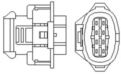 MAGNETI MARELLI OPEL лямбда зонд Astra H, Zafira B, Vectra C, 1,6-1,8