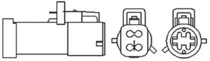 MAGNETI MARELLI FORD Лямбда-зонд C-MAX 1.6 07-10, FOCUS C-MAX 1.6 03-07, VOLVO C30 1.6 06-12, S40 II  1.6 05-12, V50 1.6 05-12