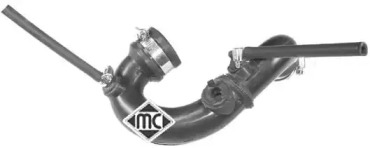 Патрубок турбіни Renault Kangoo II, Clio II (01-)/Citroen C5 III (08-)/Dacia Logan (05-) (03826) Metalcaucho