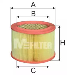 Фільтр повітряний CITROEN ZX (вир-во M-filter)