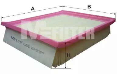 Фільтр повітряний VW (вир-во M-filter)