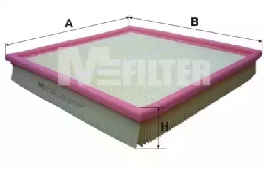 Фільтр повітряний Opel Omega B (вир-во M-filter)