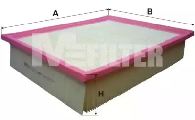 Фільтр повітряний MB Vito (вир-во M-filter)