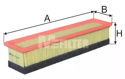 Фільтр повітряний RENAULT Clio (вир-во M-filter)