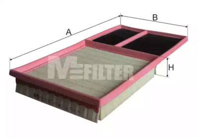 Фільтр повітряний VW, SEAT,SKODA (вир-во M-filter)