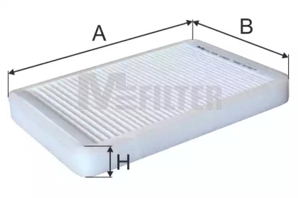 Фільтр салону OPEL Astra G (вир-во  M-Filter)