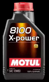 Олива моторна синтетична Motul \8100 X-Power 10W60\, 1л