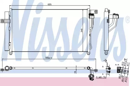 NISSENS HYUNDAI Радіатор кондиціонера (конденсатор) з осушувачем Accent III 1.4/1.6 05-