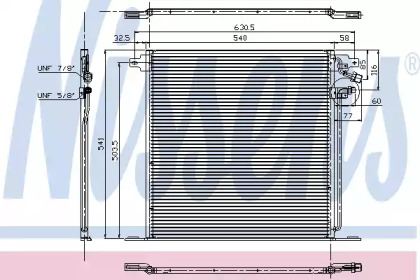 NISSENS DB Радіатор кондиціонера (конденсатор) Vito 96-03