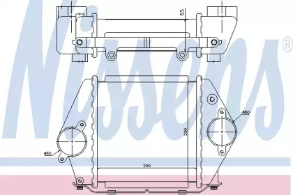 NISSENS MAZDA Інтеркулер 6 2.0 TD 02-07