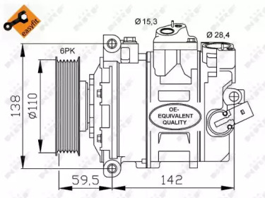 Компрессор кондиционера EASY FIT