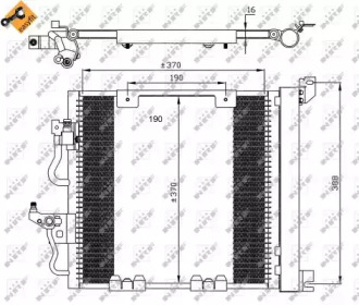 Радиатор кондиционера EASY FIT